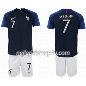 Fotbalový Dres Francie GRIEZMANN 7 2 star Dětské Domácí MS 2018